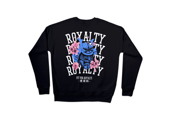 Art of The Samurai Crewneck Sweatshirt- Black